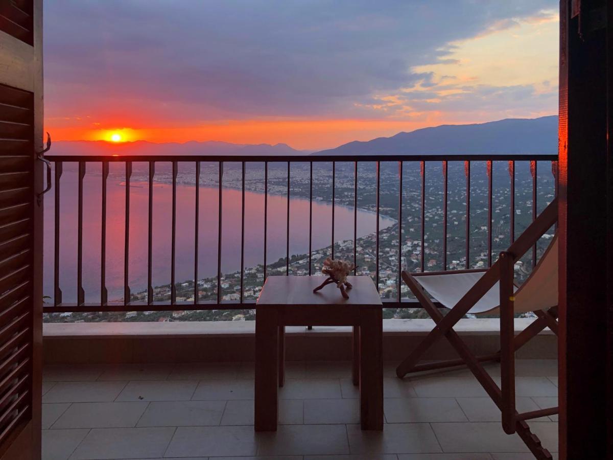 Mediterranean Sea View Villa Kalamata Exterior foto